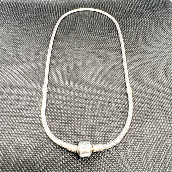 Pandora Jewelry - Pandora Jewelry - Snake Chain Charm Necklace for Women in Sterling Silver